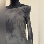 American Eagle NWT  Green and Black Tie Dye Ribbed Sweater size small Photo 2