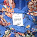 Elliatt  Balance Blue Floral Long Bishop Sleeves High Low Dress SMALL Photo 6