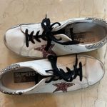 Golden Goose Pink Sparkle Leather Superstar Sneakers Sz 40 Photo 1