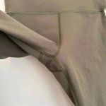 Zyia  Olive Logo Stripe Light n Tight Hi Rise Capri size 2 Photo 4