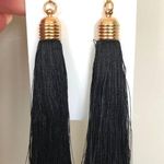 Black Tassel Earrings Photo 0