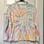Shiraleah Cali Pastel Multicolor Tie Dye Relaxed Fit Long Sleeve Sweatshirt S Photo 2