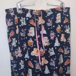 Jane & Bleecker Jane and Bleeker Bear Pizza Popcorn Chips jogger style super comfy pajama pants Photo 1