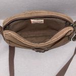 Gootium zippered flap purse crossbody brown Photo 4