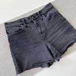 Madewell Washed Black High Rise Denim Boy Shorts Size 28 Photo 0