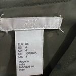 H&M bell sleeve black dress with black and white polka dots size 4 Photo 8