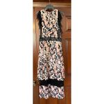 Foxiedox  Jasmine Floral Pleated Lace Trim Midi Dress Size S Photo 7