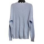 Hollister  XS Light Blue Knit Crochet Pullover Crew Neck Sweater Photo 1
