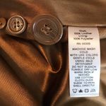 Dennis Basso Dennis by  genuine leather jacket blazer Women’s size medium brown Photo 11