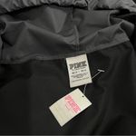 PINK - Victoria's Secret Victoria's Secret PINK Hoodie Windbreaker Charcoal Gray Black Jacket Size XS Photo 6