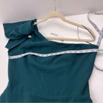 Dress the Population Dress the‎ Population Tiffany Dress One Shoulder Midi Pine Green Size XL NEW Photo 9