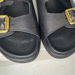 Chloé Chloe Nil Double-Strap Cowhide Mules In Black Color Size 38. Photo 5