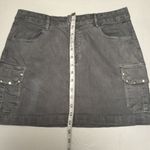 Women’s Brownie Cargo Denim Skirt, Gray, EU 40, US Small Gray Photo 4