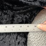 White Stag Y2K  Crushed Velvet Black Button Up Top Goth Whimsigoth Grunge Witch L Photo 4