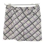 IZOD  perform women’s golf skirt size 8 stretch outdoors white purple black Photo 1