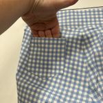 J. McLaughlin  Masie Shorts‎ 4  NWT $138 Catalina Stretch Pull On Gingham Blue Photo 2