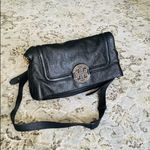 Tory Burch  AMANDA fold over leather bag 💜 Photo 6