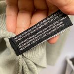 Carolyn Taylor  Petite Mock Neck Quarter Zip Sweater Light Green Sz PS Pullover Photo 2