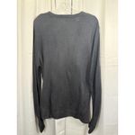 Tu Sweater Womens Small Black Christmas Santa Ho Ho Ho Pom Pom Crewneck Holiday Photo 4