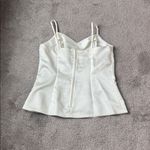 Jovani  Ivory Satin Three Piece Skirt Set SIZE 14 Photo 10