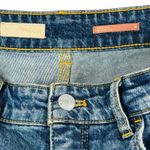 Pilcro The Vintage Straight Jeans Sz 27 Blue High Rise Raw Hem Boho Retro Chic Photo 2