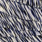 Ann Taylor  Blue, White, Black Tiered Silk Mini Skirt Photo 2