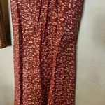 Simply Vera Vera Wang Asymmetrical Midi Skirt: M Red Size M Photo 3