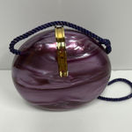 Miriam Marshall purple marbled purse Photo 0