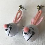 Bunny Rabbit Earrings Posts Vintage Easter Photo 7