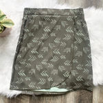 Toad & Co. Whirlwind Wrap Skirt Dark Moss Green XS Green Photo 0