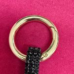 Initial R Black Crystal Keychain purse charm Accessory NIP Photo 1
