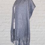 Lucky Brand NEW Neck Scarf Tassel 65x16 Gray Boho Fall Festival Football Pumpkin Patch Photo 2