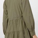 Rails Ivy Mini Moss Green Tie Waist Tiered Dress Women's Size Small Photo 1