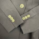 ZARA Double Breasted Blazer With Shoulder Pads Blogger’s Favorite Black Photo 11