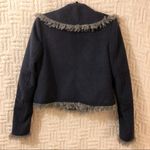 Rebecca Taylor  Faux Fur Trimmed Jacket Photo 5