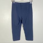 Flax blue cotton blend capris leggings in size XS. EUC Photo 1