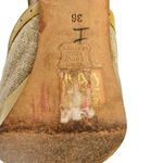 Opening Ceremony Oxford Lace-Up Canvas Patent Leather Cut-Out Slingback Heels Photo 6