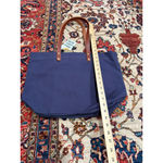 NWT R. Riveter Canvas Tote Bag Leather Straps USA Military Spouse Made Brown Photo 8