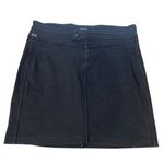 Citizens of Humanity Jeans Black Manner Tab Mini Pencil Skirt Stretch Size 32 Photo 0