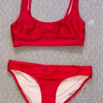 Old Navy Red Bikini Set Photo 0