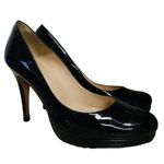 Minelli Heeled Patent Leather High Heels Black 40 Size 10 Photo 0