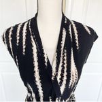 Dana Buchman  stylish belted criss cross front v-neck dress tunic Photo 2