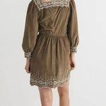 Madewell Embroidered Corduroy Dress Photo 2