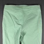 WHBM Cropped Pants Womens 10 Mint Green Elastic Waist Pull On Business Casual Photo 6