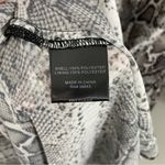 Sam Edelman NWT  Snakeskin Tiered Ruffle Long Sleeve Midi Dress Grey Plus Size 1X Photo 6