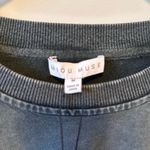 Miou Muse Ruffle Sleeve Gray Top Size M Photo 1