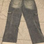 SO Stripe Contrast Drawstrings Waist Jeans Photo 1