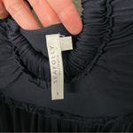 Seafolly  Navy Blue Halter Tie Neck Dress Beach Cover Up Ruffles Women’s Size S Photo 4