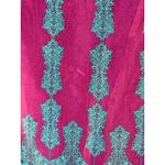 Fig and Flower Blouse Small Purple Indie Boho Rhinestones Dressy Artsy Photo 4