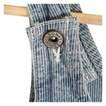 Vintage Looney Tunes 90s Sleeveless Pinstripe Denim Jean Dress Size Large Blue Photo 8